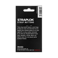 thumbnail image 3 of Dunlop STRAPLOK DUAL DESIGN STRAP BUTTON SET - NICKEL - 2/SET Black, 3 of 3