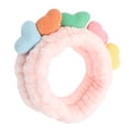 thumbnail image 4 of Unique Bargains Fashion Cute Plush Heart-shaped Headwrap for Women 7.87"x2.36" Dark Pink, 4 of 5