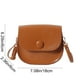 thumbnail image 3 of Bolso bandolera pequeño y elegante de piel sintética para mujer, de color liso, moderno y elegante., 3 of 6