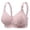 hwj# Light Gray484, variant on Bras For Women Solid Color Ribbed Wirefree Support Bra Adjustable Wide Straps Floral Soft Comfort Brassiere,Black