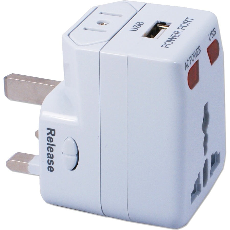 universal travel adapter with surge protector