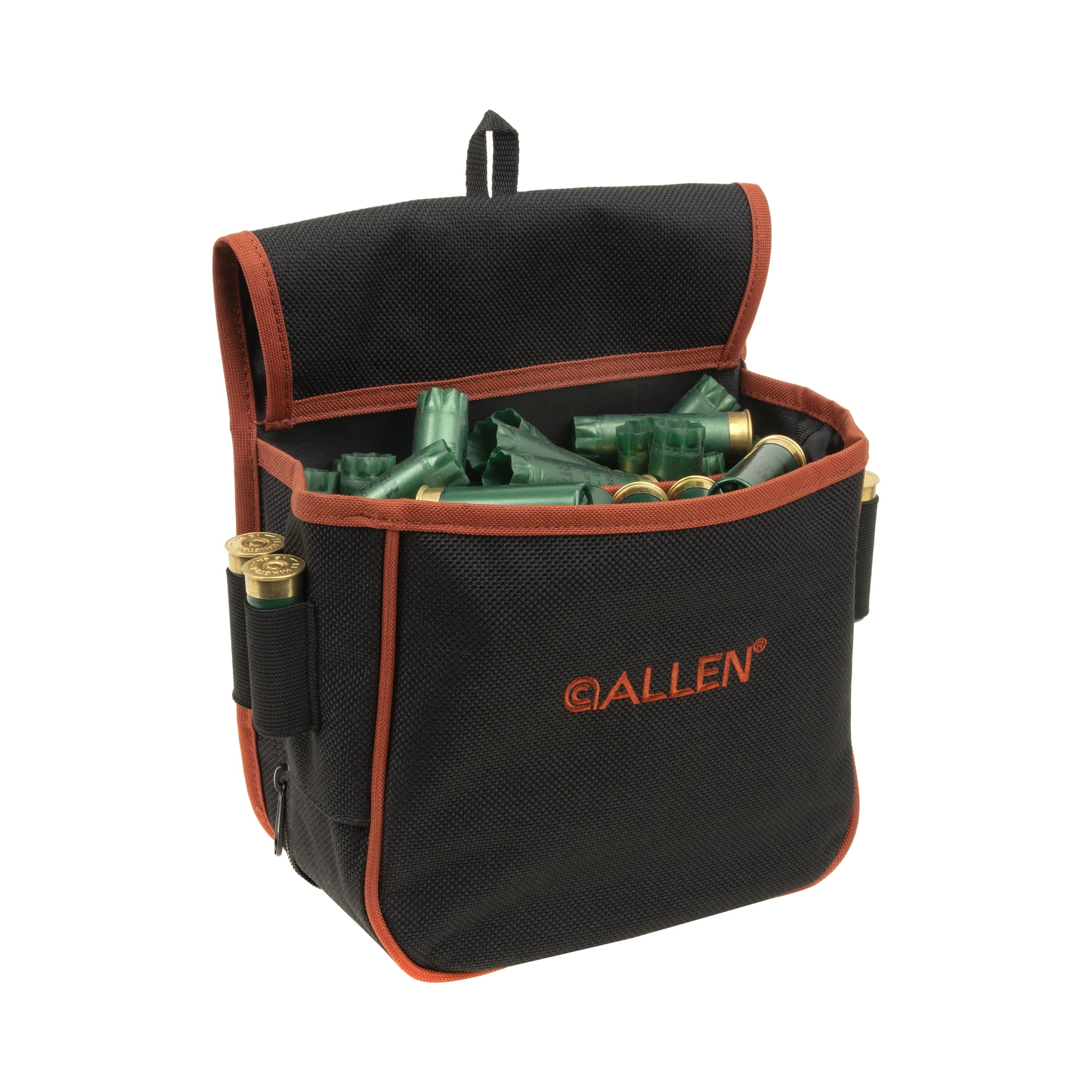 Allen Company Shotgun Shell Ammo Bag, 2-Shell Box Compartments, Black, Polyester, 50 Shells, 1 Ct
