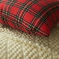 thumbnail image 3 of Plaid Decorative Pillow Covers - Set of 2, Red/Green Classic Pattern, Farmhouse Style - for Holiday Home Decor, 3 of 8