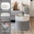 thumbnail image 3 of Cesta de almacenamiento de juguetes Goodpick Baby Laundry, gris, 38 x 36 cm, 3 of 6