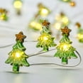 thumbnail image 1 of Cadena de luces LED NQ para árbol de Navidad con control remoto y temporizador a batería 10 luces, 1 of 1