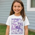 thumbnail image 5 of Chasseurs de Démons K-pop Panneau Art Huntr X Jeunesse Blanc Col Rond Manches Courtes T-Shirt-TG, 5 of 5