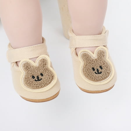 

Hunpta Toddler Shoes Infant Baby Girls Boys Cute Rabbit Pattern Toddler Shoes Indoor Shoes Cartoon Baby Shoes
