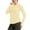 Yellow, variant on Women Long Sleeve Workout Tops UV Protection Running Athletic Shirt Lightweight Quick Dry Yellow