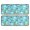 Excavator and Helicopter Blue Pattern, variant on Excavator and Tree Blue Pattern Anti Fatigue Kitchen Rugs Set Of 2, Non Slip Washable Decorative Floor Mats for Sink Laundry and Home Use, 17"x47"