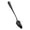 Black, variant on Spoon,Thick Stainless Steel Spoon,Grapefruit Spoon,Dessert Spoon,Serrated Edge Spoon,Kitchen Utensils, Durable and Rustproof,Ergonomic Handle,for Dessert Scraping and Peeling,Easy to Clean,Silver