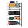 thumbnail image 3 of 6 Shelf Wire Shelving Unit Heavy Duty NSF Garage Storage Shelves Adjustable Storage Rack Steel Commercial Grade Layer Shelf Rack-16x42x72-Black, 3 of 4