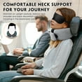 thumbnail image 2 of MOONORAH Travel Pillows for Airplanes, Travel Neck Pillow Travel Pillow, 360° Support Memory Foam Travel Pillow with 3D Contoured Eye Mask, Earplugs and Storage Bag for Airplanes Offices, Cars, Gray, 2 of 9