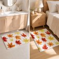 thumbnail image 5 of Zynviq Thanksgiving Area Rugs 15.7" X 23.6" Maple Leaf Throw Rug Polyester Washable Multicolor Rectangular Small Rug for Coffee Table, 5 of 6