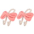 thumbnail image 1 of 2pcs Car Seat Ba Hook Pearl Bow Front Seat Ba Hoo, 1 of 1