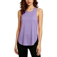 thumbnail image 3 of Vrorvz Quick Dry Shirts for Womens Sleeveless Crew Neck Tank Tops Gym Workout Athletic Yoga Tshirts, 3 of 4