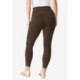 thumbnail image 2 of Roaman's Women's Plus Size Petite Plus Size Essential Stretch Ankle Length Pull-On Legging, 2 of 6
