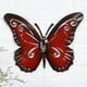 thumbnail image 3 of Paquete de 3 mariposas de metal para decoración al aire libre, decoración de pared, decoración de mariposas de doble alas, colgante para jardín, patio, 3 of 5