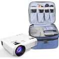 thumbnail image 1 of Luxja Carrying Bag for Mini Projector, Portable Case for Projector and Accessories, Storage Bag Compatible with Abox, 1 of 5