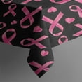 thumbnail image 3 of Breast Cancer Rectangle Tablecloth 60"x84",Waterproof Polyester Rectangle Table Cloth, Wipeable Spillproof Polyester Tablecloth for Dining, Camping, Indoor and Outdoor, 3 of 5