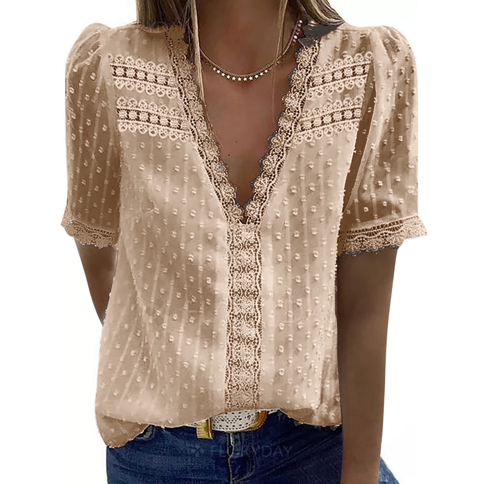 elegant short sleeve tops