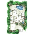 thumbnail image 2 of 014-3357: CMU European 4 Bed, 4 Bath Luxury Home Plan, 3357 Sq Ft: Full Blueprints with License to Build by Home Plan Marketplace - Lesuto, 2 of 2
