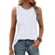 thumbnail image 2 of Camiseta Sin Mangas Informal de Cuello Redondo y Corte Holgado para Mujer, Color L, 2 of 9