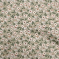 thumbnail image 1 of oneOone Cotton Poplin Light Brown Fabric Floral Sewing Fabric By The Yard Printed Diy Clothing Sewing Supplies 42 Inch Wide, 1 of 5