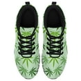 thumbnail image 2 of Marijuana Shoes Womens Mens Road Running Shoes Tennis Walking Sneakers Black Size 8, 2 of 5