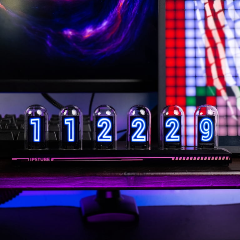 SIKAI CASE Nixie Tube Clock,RGB Nixie Tube,APP Control,Customized