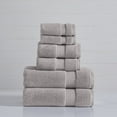 thumbnail image 2 of Modern Threads Luxury Cotton 6-Piece Quick Dry Towel Set, Stone, 2 of 4
