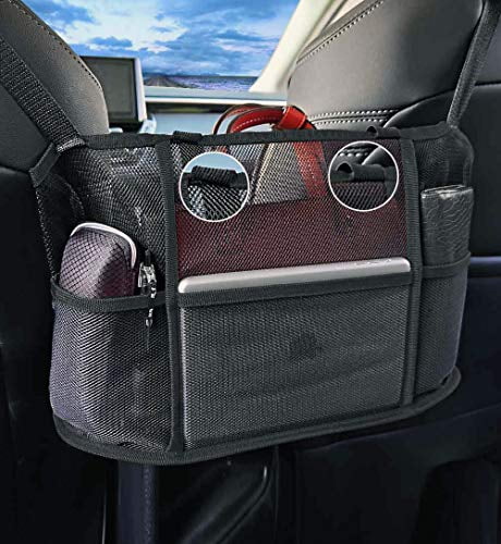 Large Car Net Pocket Handbag Holder Organizer Seat Side Storage Mesh Luggage Bag 
