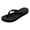 Black, variant on Women's Leopard Print Platform Flip Flops Lightweight Non Slip Shower Sandals Comfortable Clip Toe Beach Slide Shoes Brown Size 6.5