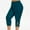 A01_Blue, variant on ylioge Solid Color High Waist Capris for Women Stretchy Trendy Summer Close Leg Sweatpants Hollow Out Capri Daily Wear Skinny Fit Leggings Pantalones