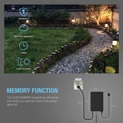 GOODSMANN Low Voltage Transformer 200 Watt with Timer, Photo Eye Sensor and Weather Shield for Outdoor Lighting 120V AC to 12V AC 9920-0200-01