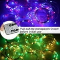 thumbnail image 3 of Cortina de luz LED de 4 colores, USB Power 320 LED Multicolor Light String, 33.2 Meter 8 Mode Remote Flashing Mode Fairy String Lights, Wedding Party Home Garden Dormitorio Outdoor Interior Wall Decor Adepaton CJWUS-2039, 3 of 8