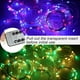 thumbnail image 3 of Cortina de luz LED de 4 colores, USB Power 320 LED Multicolor Light String, 33.2 Meter 8 Mode Remote Flashing Mode Fairy String Lights, Wedding Party Home Garden Dormitorio Outdoor Interior Wall Decor Adepaton CJWUS-2039, 3 of 8