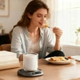 thumbnail image 7 of Coffee Mug Warmer, Cordless Mug Warmer, USB Rechargeable Mugs Warmer, with 3 Temperature Setting Electric Beverage Heater Plate, Heating Pad for Desk or Home Use Office Mugs Heater(wwx), 7 of 7