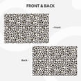 thumbnail image 4 of Rocae Heart Leopard Printed Heat Resistant Place Mats,Classic Hemstitch Cloth Fabric Placemats Imitation Linen Place Mat Table Mats 18x12 inch, 4 of 9