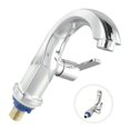 thumbnail image 3 of Chendee Abs Bathroom Basin Faucet Water Purifier Single Lever Hole Tap Single Cold,Black, 3 of 9