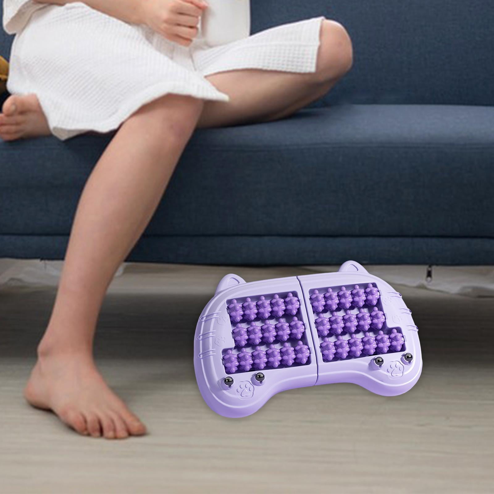 DimyFew Comfortable Foot Massager Roller Handheld Sturdy Muscle Massage Roller for Women purple