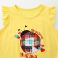 thumbnail image 3 of Hiijoy Toddler Girls Cotton Outfits Summer Ladybug Print Tank Top Shorts Set, Sizes 1-2Y, 3 of 8