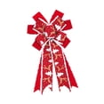 thumbnail image 3 of Tachiuwa Christmas Ribbon Bows Christmas Tree Decoration Xmas Decor Christmas Wreath Bows for Gift Wrapping Party Treat Bags Christmas, 3 of 9
