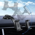 thumbnail image 4 of SharkTRUE Upgraded 17mm Ball Head Car Mount: Dual-Clamp, Multi-Device, 360° Rotation, Secure Fit, 4 of 8