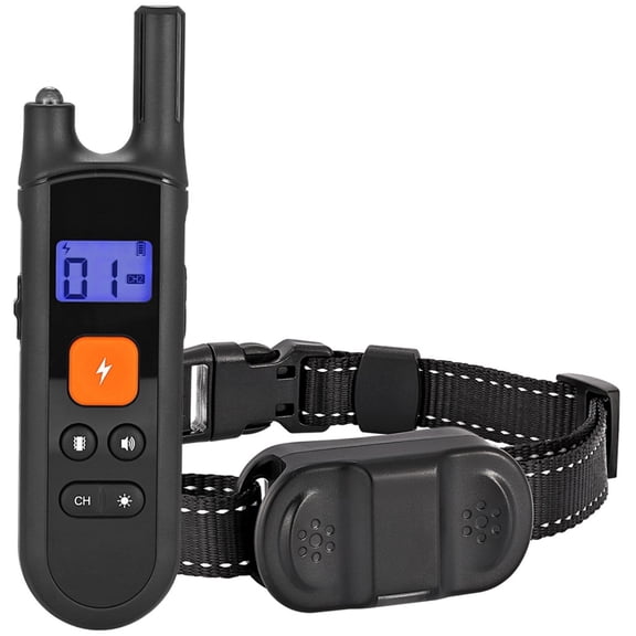 Remote Dog Training Collar, Rechargeable Waterproof Collar with 3 Safe Modes