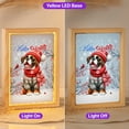 thumbnail image 2 of Hello Winter Boxer Smiling in Red Scarf Hat Welcome Christmas Acrylic Plaque with Wood Photo Frame Box Boxers Dog Lover Gifts Idea Light Box - 00017, 2 of 5