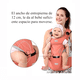 thumbnail image 3 of Cangurera Portabebé Ergonómico Multifuncinal 3-36 Meses Rosa, 3 of 5