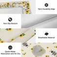 thumbnail image 6 of Sunflowers Bee Outdoor Rug for Patio/Deck/Porch, Non-Slip Large Area Rug 6 x 9 Ft, Summer Watercolor Farmhouse Country on Linen Indoor Outdoor Rugs Washable Area Rugs, Camping Rug Carpet Runner, 6 of 8