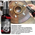 thumbnail image 4 of KDGENG Rustout Remover Spray, Multipurpose Rust Remover Spray for Rims, Rust Inhibitor Rust Remover Derusting Spray Car Maintenance Cleaning, for Car Repair (100ml), 4 of 4