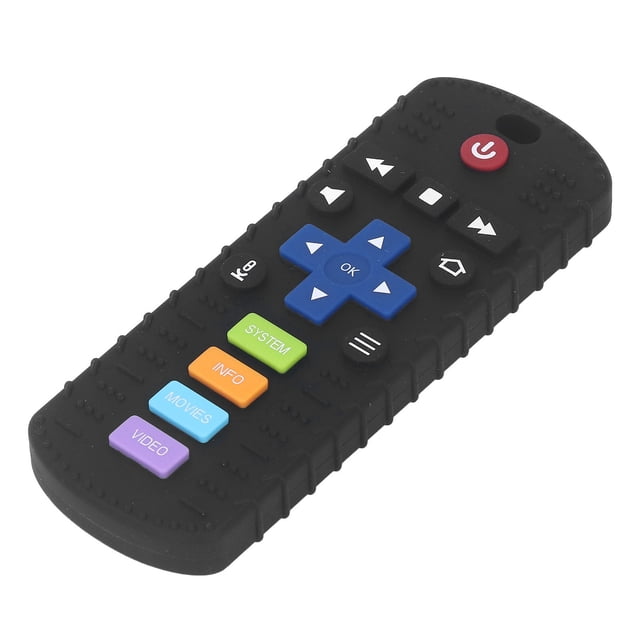 Juguete de silicona para la dentición, juguete de silicona para la dentición del bebé, juguete de silicona para la dentición con control de TV, juguete de silicona para