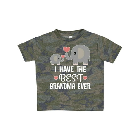 

Inktastic Grandchild Best Grandma Ever Gift Toddler Boy or Toddler Girl T-Shirt